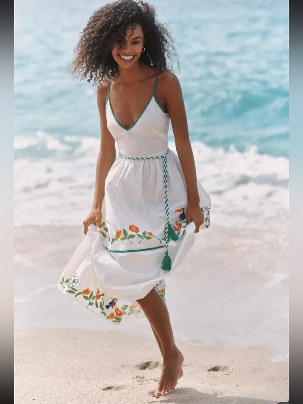 Anthropologie Celandine Embroidered Midi Dress NWT $148 MSRP Size XL